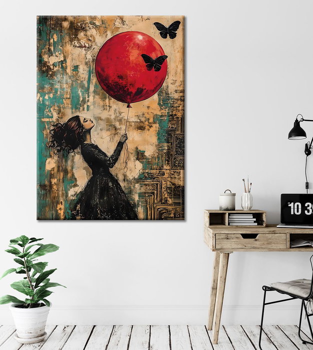 Wallity WY433 Pintura Decorativa en Lienzo Multicolor 50 x 70 cm Wallity WY433 Pintura Decorativa en Lienzo Multicolor 50 x 70 cm